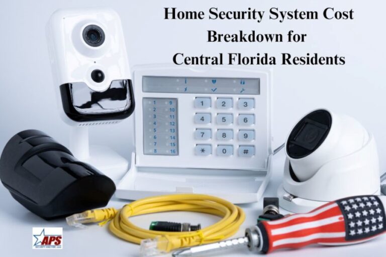 home security system cost