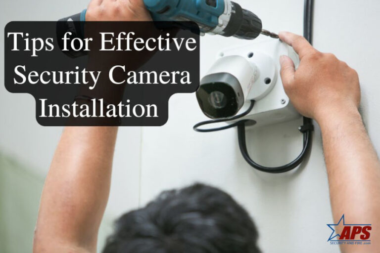 security camera installation